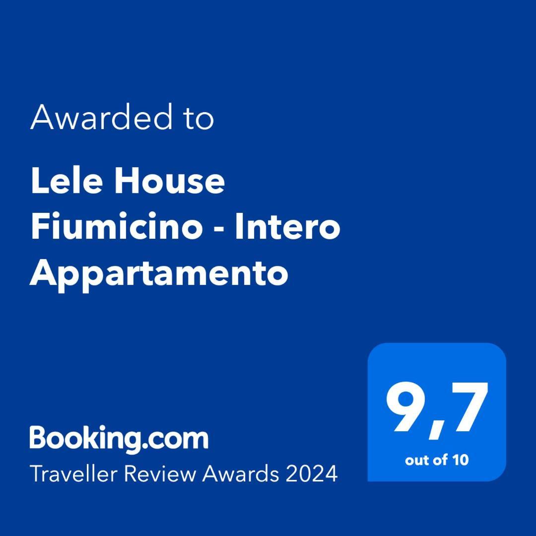 Lele House Fiumicino - Intero Appartamento Aeroporto Di Fiumicino - Nuova Fiera Di Roma Buitenkant foto